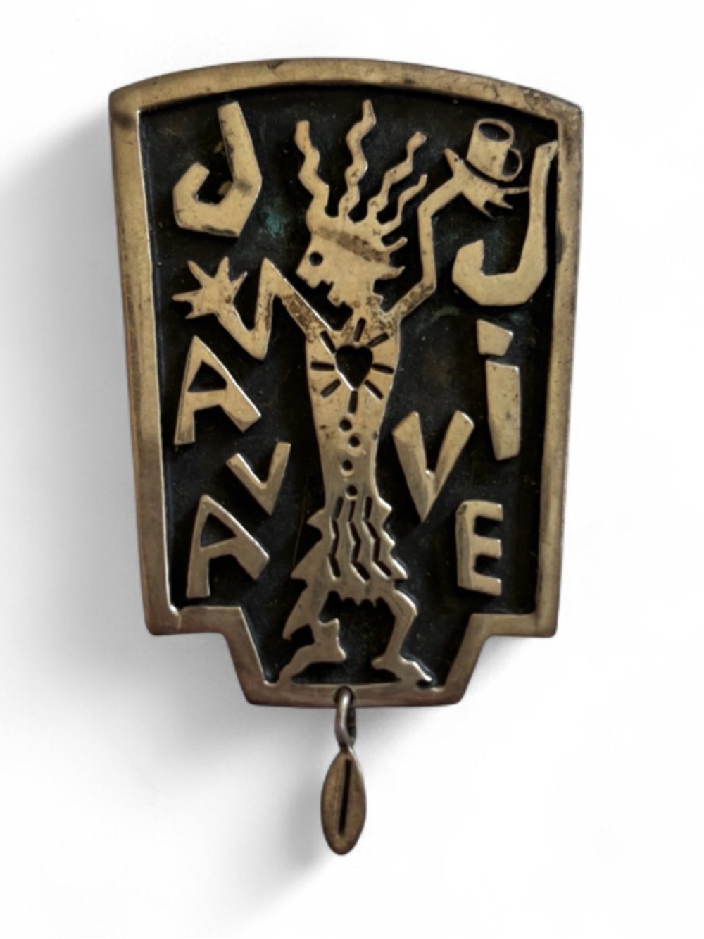 Sterling Silver Java Jive Pin